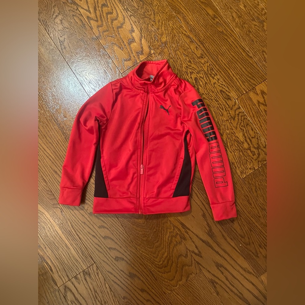 Puma Vibrant Red and Black Jacket